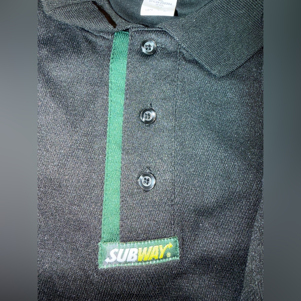 Employee Polo Shirt Short Sleeve XL Black - Picture 4 of 8